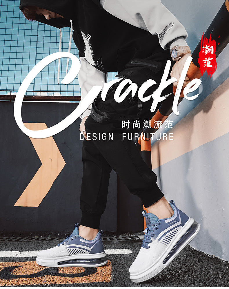 plus Size Spring New Comfortable Sports Shoes Casual Running Shoes Cushioned Lightweight Breathable Shock Absorption Trendy Shoes