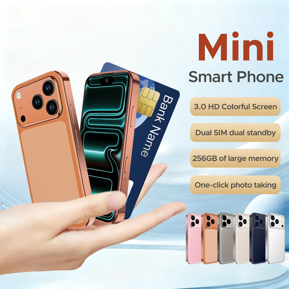 XS17Pro Mini Smart Small Phone3.5Inch WiFi In-stock HD Screen i17pro Mini Mobile Phone