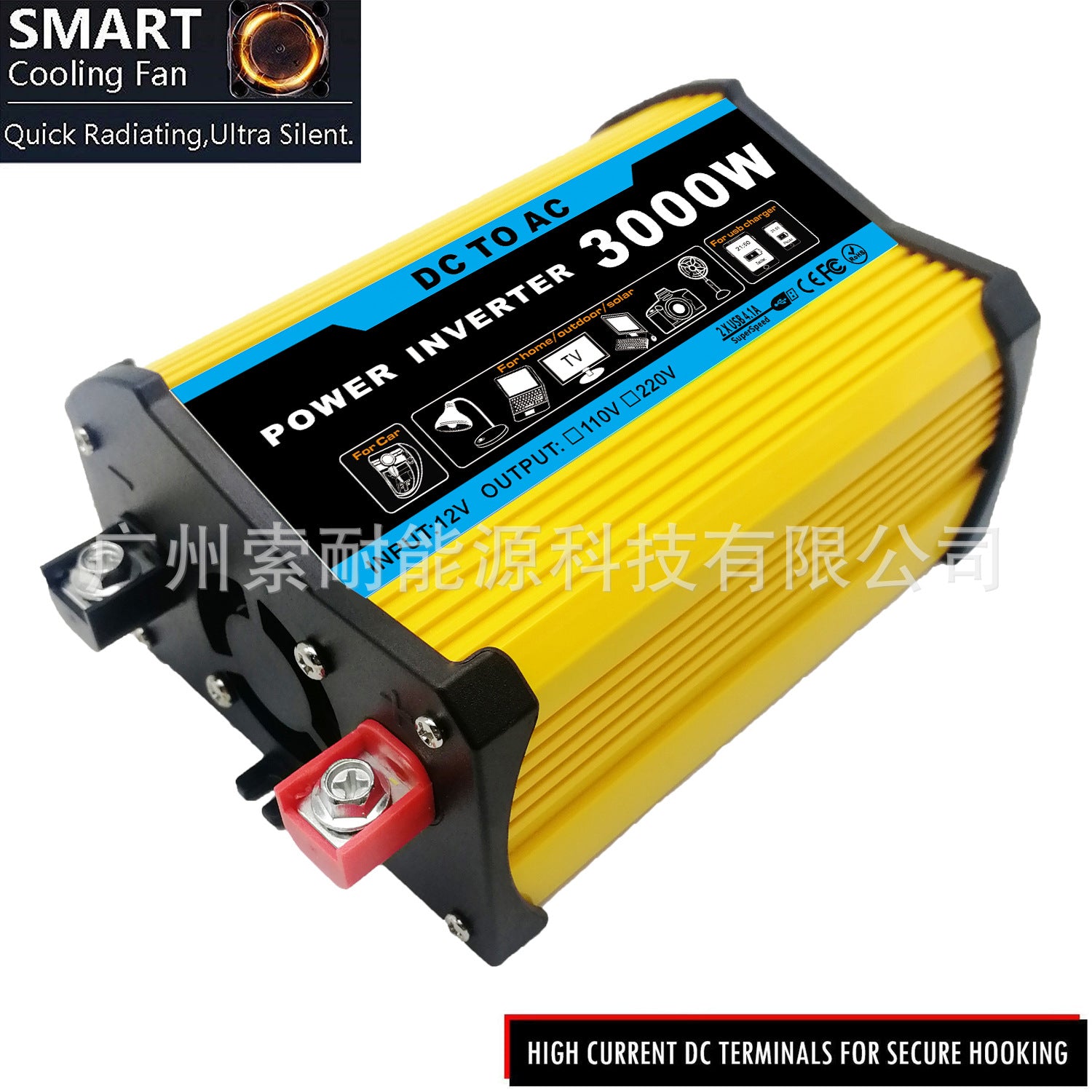 Legendary Generation Solar Power System：12V 300W Inverter+30A Controller+18W Solar Panel