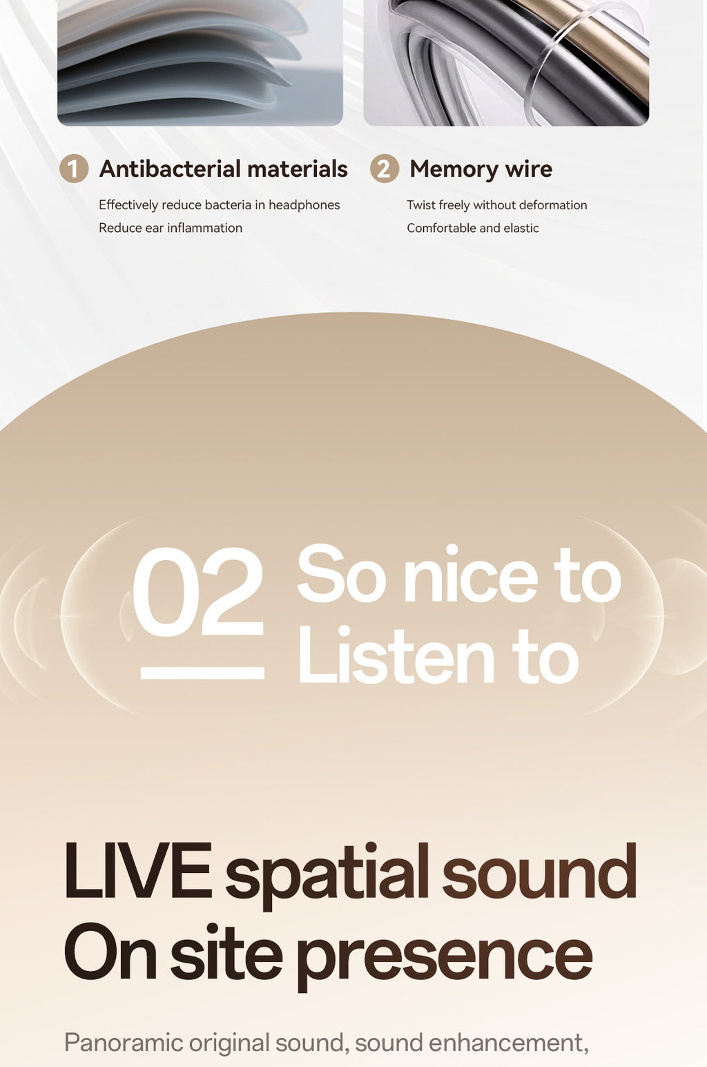 2025New M140Long Battery Life Ear-Hook Headphones Private Model High Appearance Long Battery Life Wireless Bluetooth Headphones