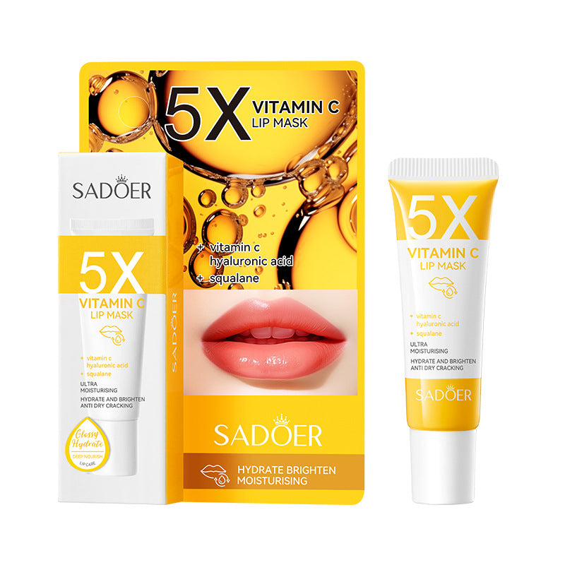 5Niacinamide Lip Mask SADOER Pink anti-chapped hydrating lip balm  wholesale