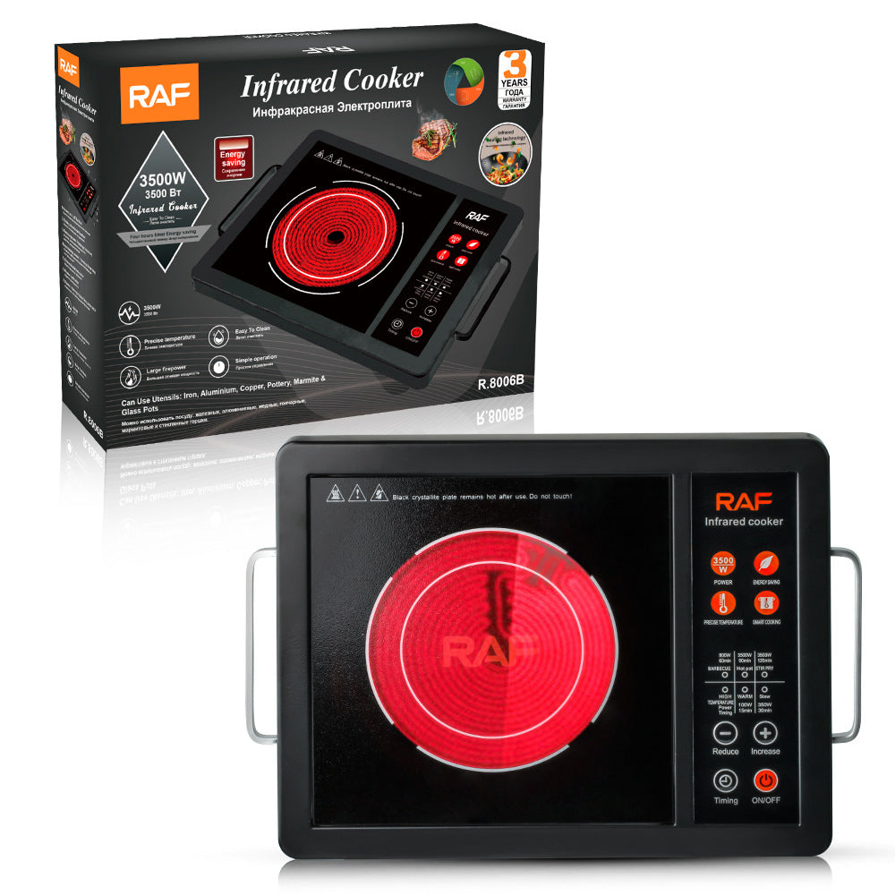 RAF European-style High-power Intelligent Electric Ceramic Stove for Home Use Multifunctional Stir-fry Energy-saving Induction Cooker