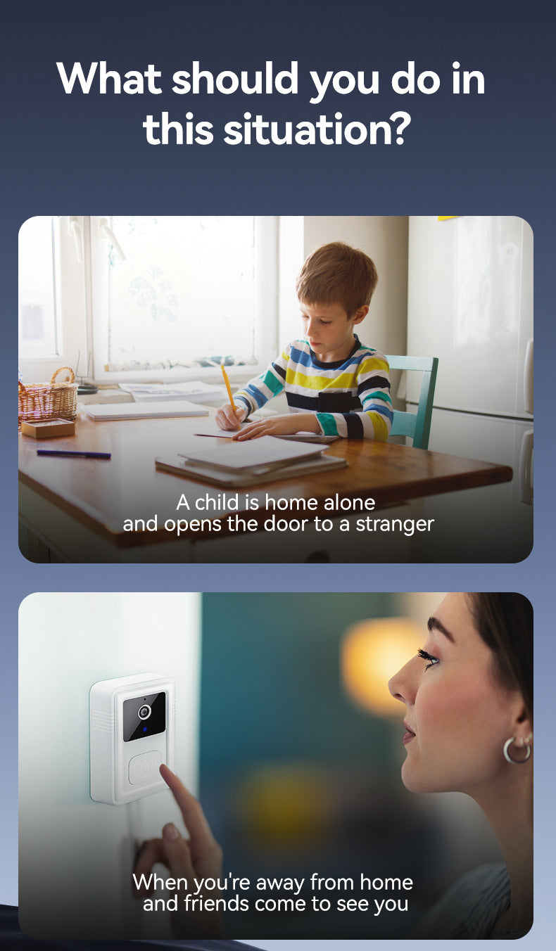 M9Intelligent visual doorbell WiFi Wireless HD Smart Home Intercom Bell Intelligent Security