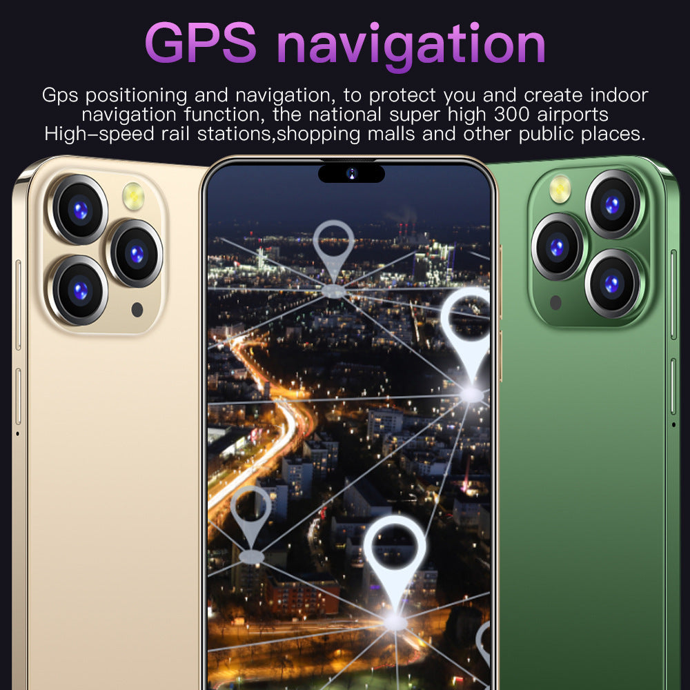 i14 ProMax Smartphone6.8Inch Full HD Screen3+64G Android4G Mobile Phone Factory In Stock Wholesale