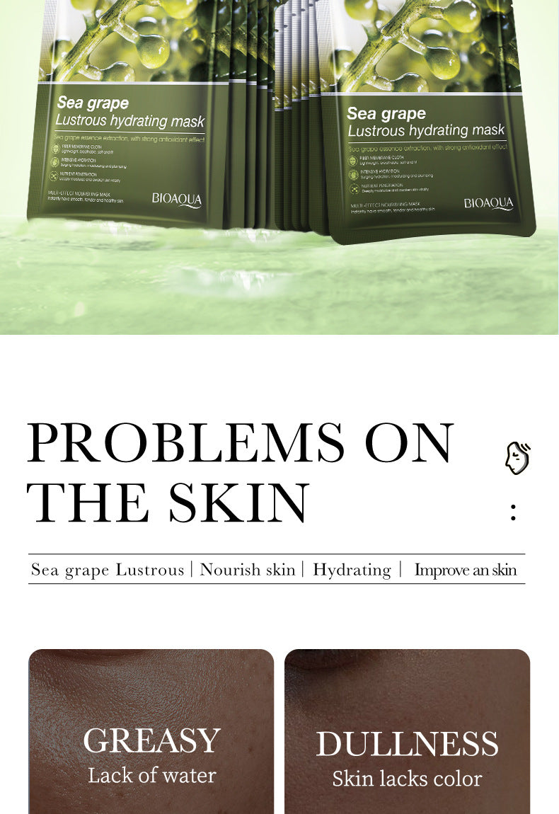 Mask BIOAOUA White Truffle Moisturizing Caviar Nourishing Resurrection Grass Hydrating  Wholesale
