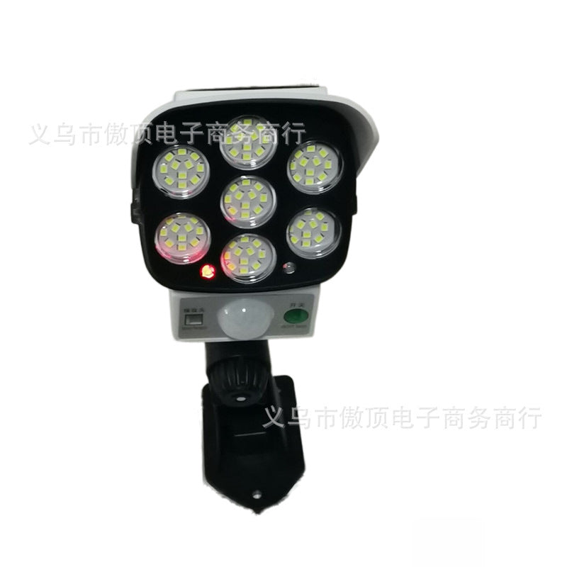 Specialized Ultra-Bright Solar-Powered Human Body Sensor Dummy Surveillance Camera Faux Camera Garden Light Emergency Light Wall Light Street Light