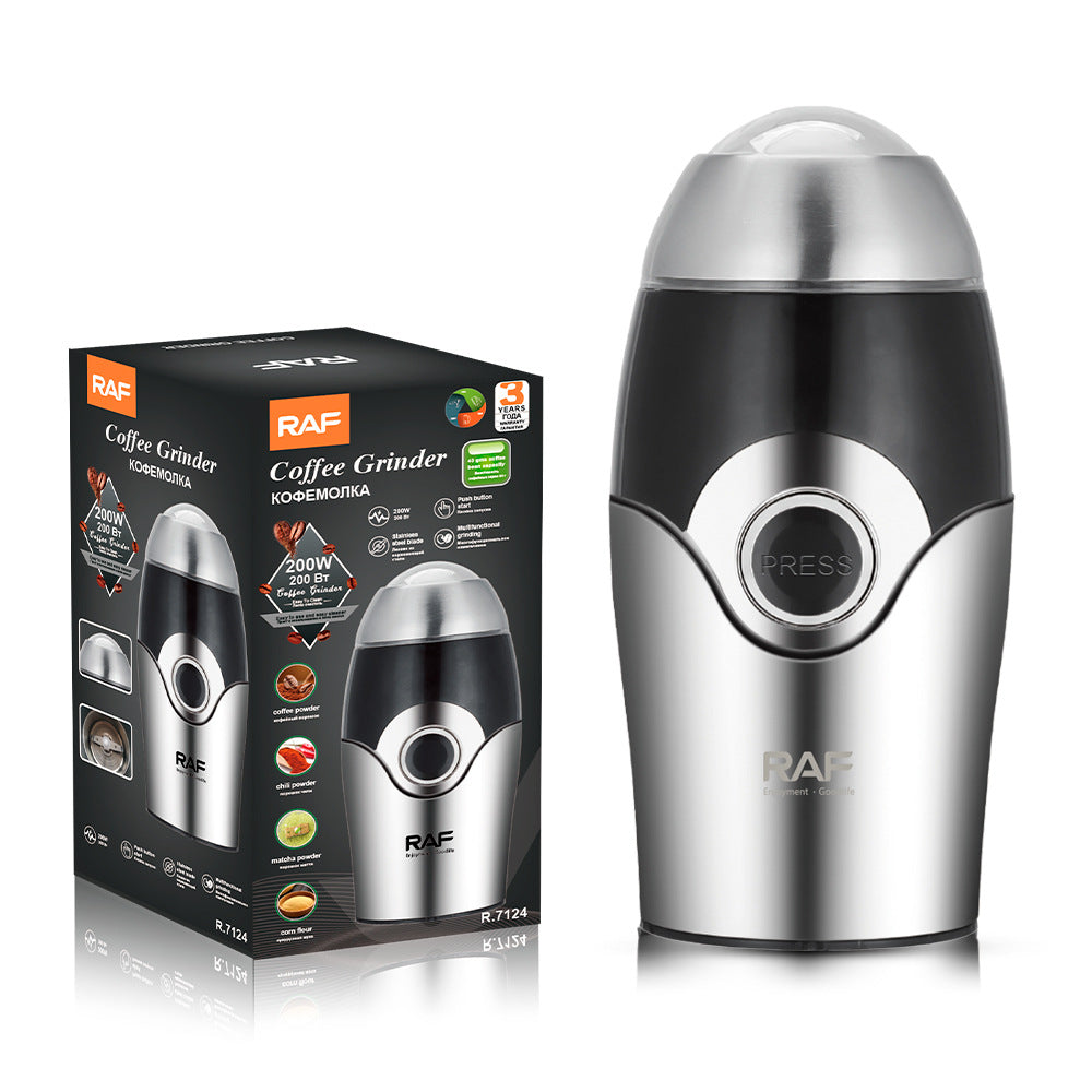 RAF European Standard Coffee Grinder Electric Grinder Automatic Small Coffee Bean Grinder