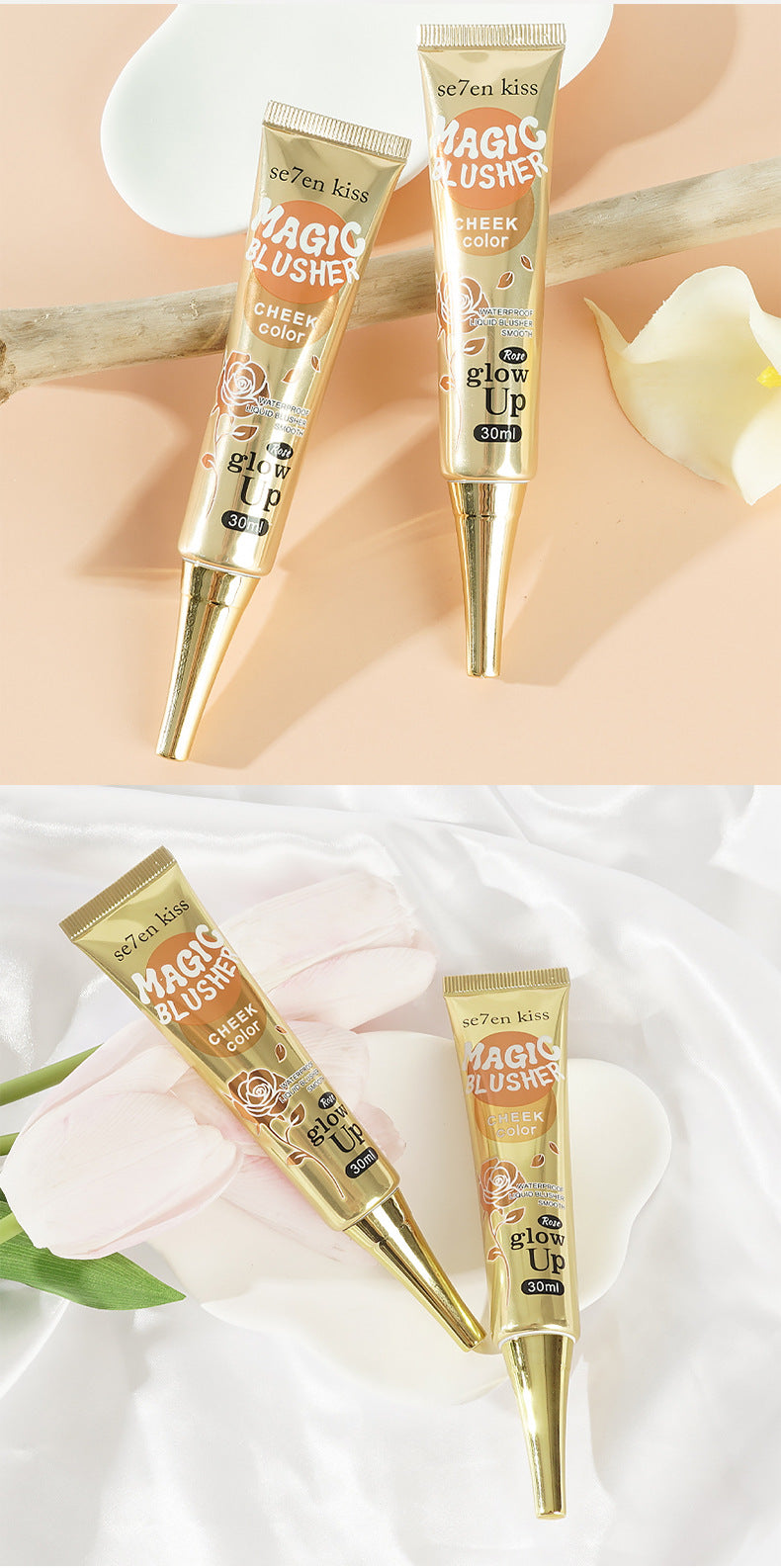 Philippines Olauty Magic Temperature-Sensitive Color-Changing Liquid Blush30ml Shimmer Smoky Eyeshadow Blush Cream Makeup