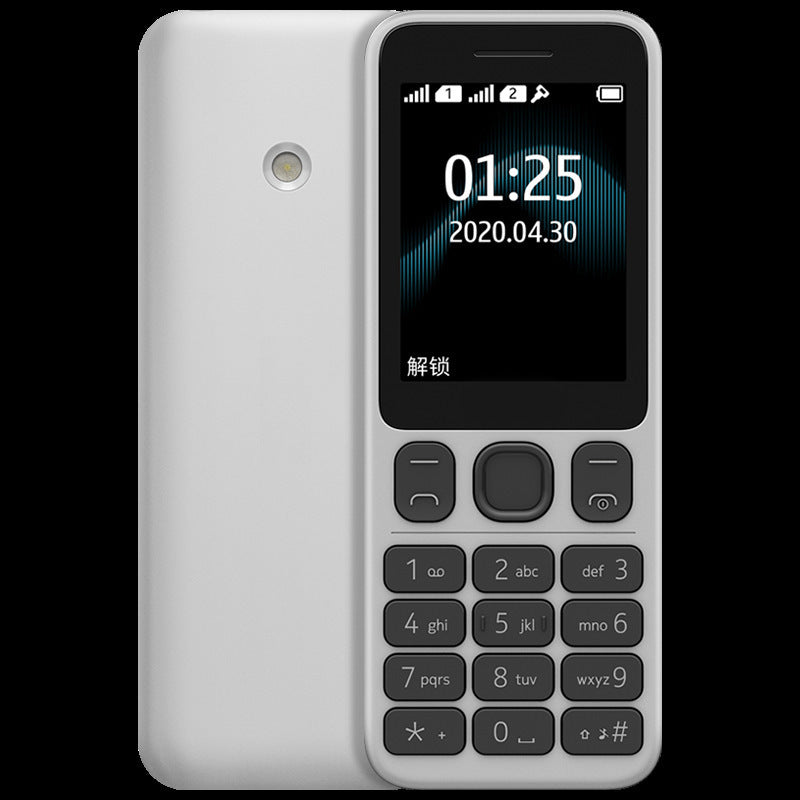 Straight button elderly phone125Quad-band non-smartphone GSM Dual Card2G Elderly Student Device