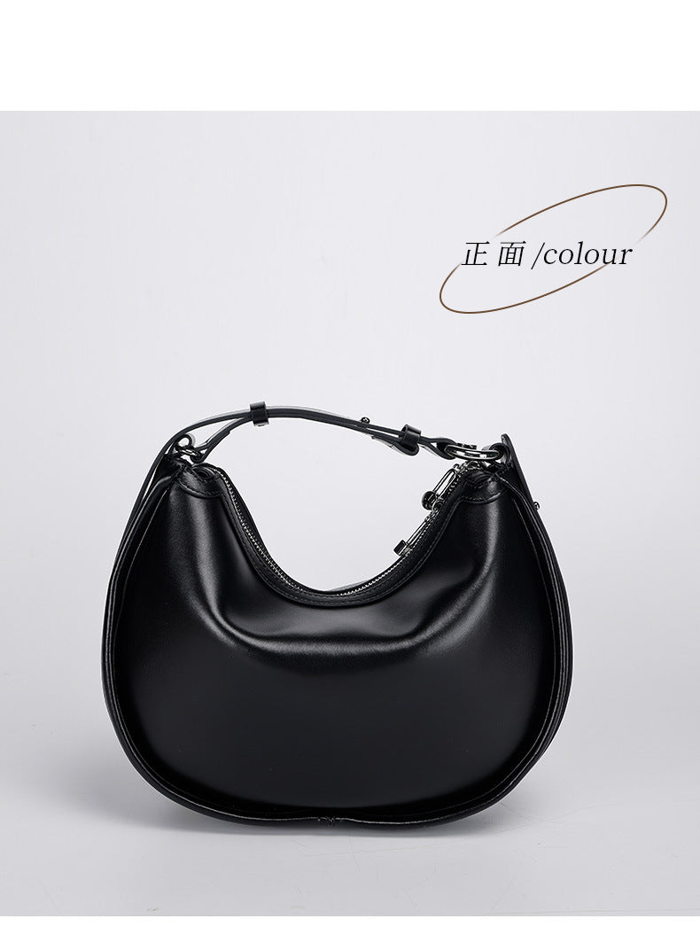 Niche Design Crescent Bag Style Underarm Bag2024New Simple Versatile Fashion Single Shoulder Crossbody Bag