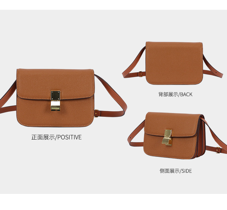 High Quality Small Bag Women2024Autumn and Winter New Trendy Crossbody Bag Elegant Single Shoulder Underarm Small Square Bag