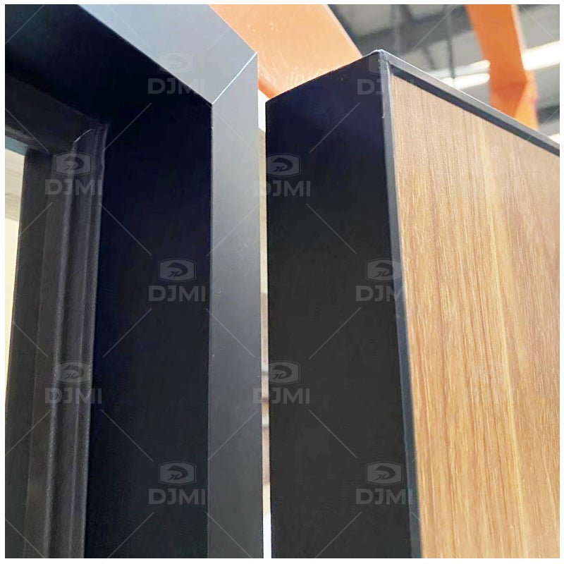 Wooden Color Plywood Hollow Aluminum Honeycomb Semi Solid Core Flush Door