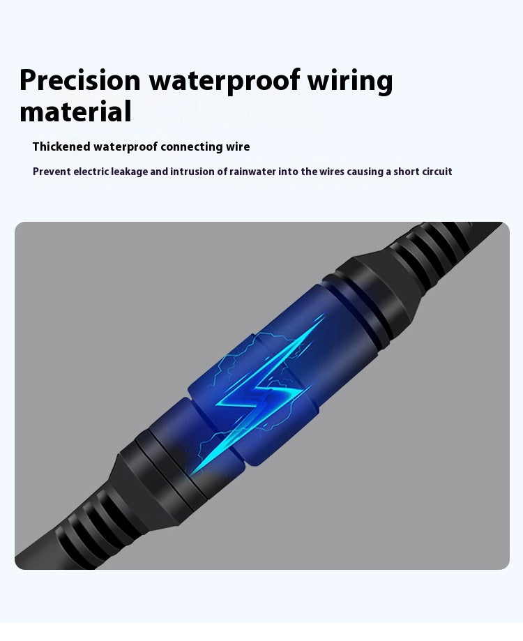IP67 Outdoor Waterproof Solar Flood Light Intelligent Automatic Lighting in the Dark Yard Community Street Light