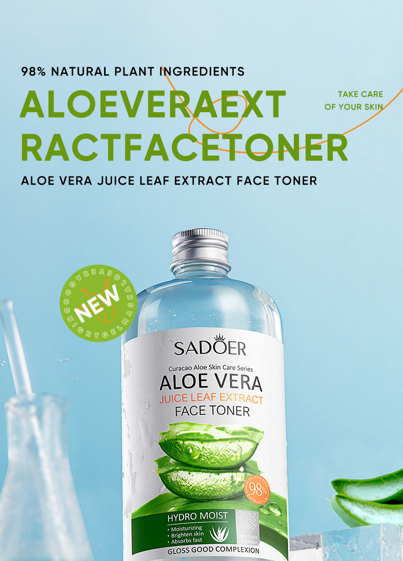 Aloe Vera Skincare Set SADOER Cleansing, hydrating, moisturizing, and nourishing  foreign trade manufacturer wholesale