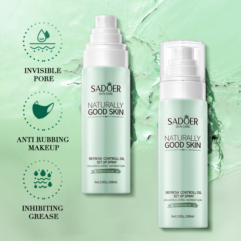 Makeup SADOER Makeup Setting Spray Clear and Refreshing Makeup Setting Moisturizing Spray Cross-Border Foreign Trade Wholesale