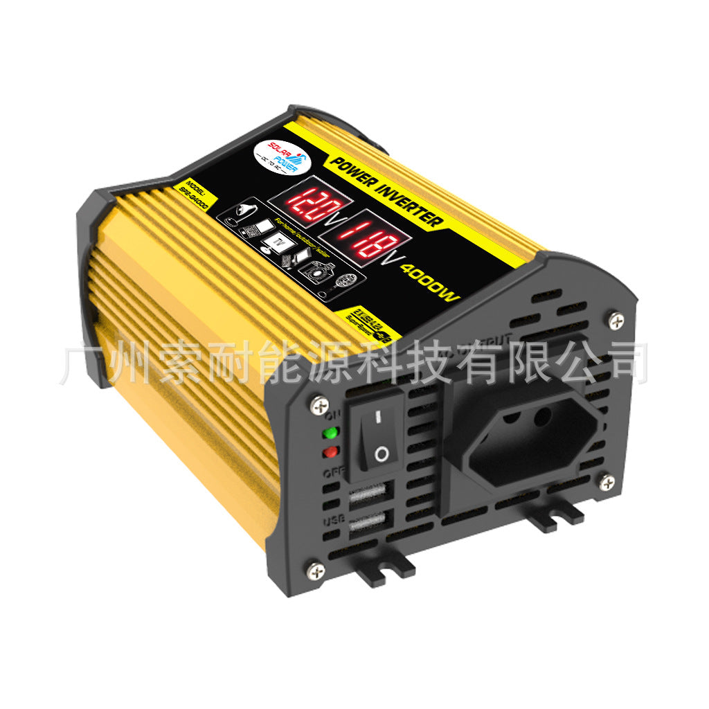 Vehicle Inverter300W 12V Turn110V 220V Voltage Display E-commerce power inverter