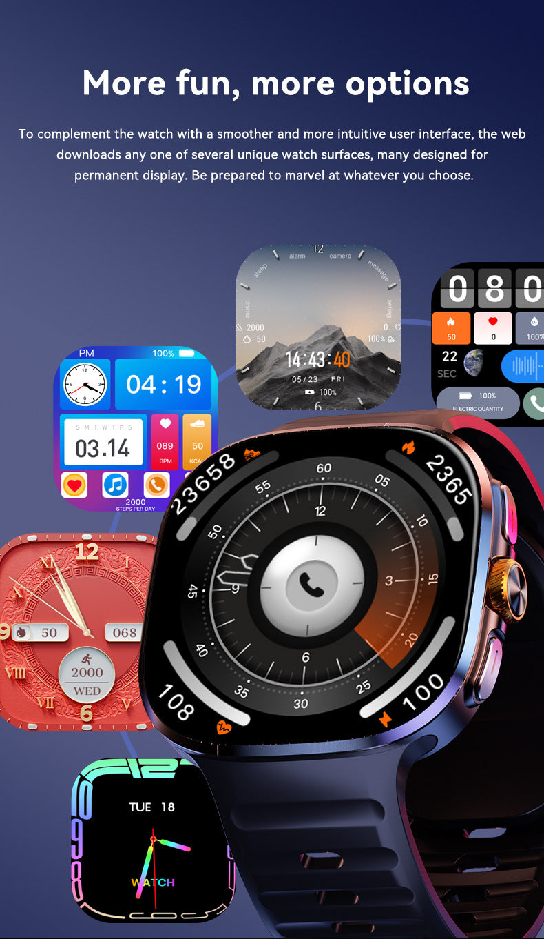 M99Smart Watch5G SIM Card Global Comm Google Store APP Download2.14inch Full Screen Touch Dual System