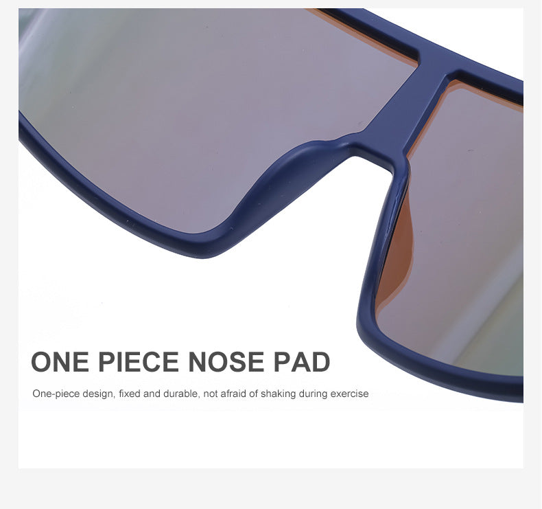 New Colorful Cycling Glasses for Men1998One-piece sunglasses European and American fashion outdoor sports sunglasses