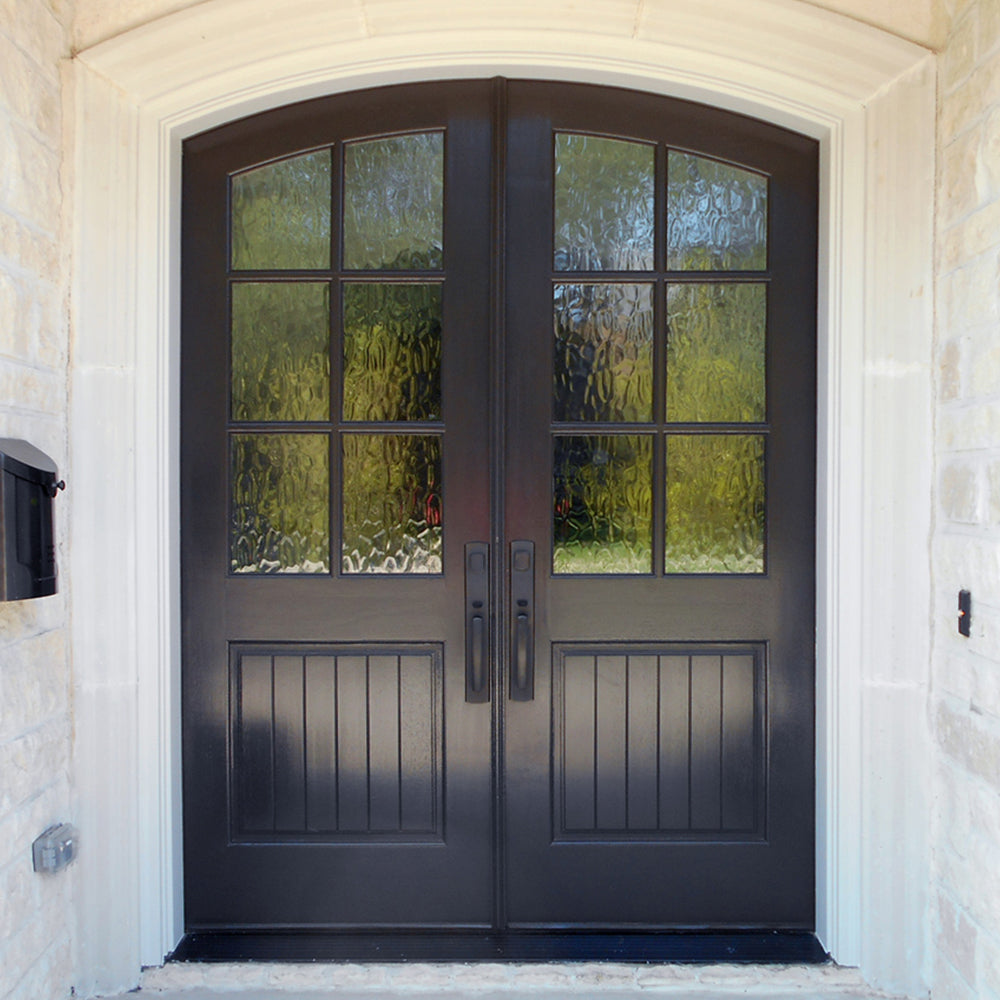 Latest Luxury Villa Design Solid Teak Wood Main Double Door China Classic Main Door Design Double Door