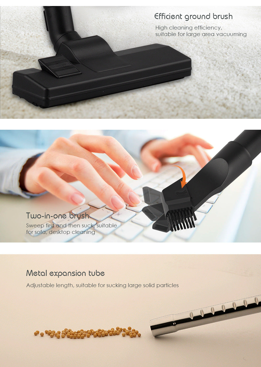 RAF Vacuum Cleaner Household Vacuum Cleaner for Bedroom and Living Room, Powerful Carpet Vacuum Cleaner with High Suction, Handheld Type