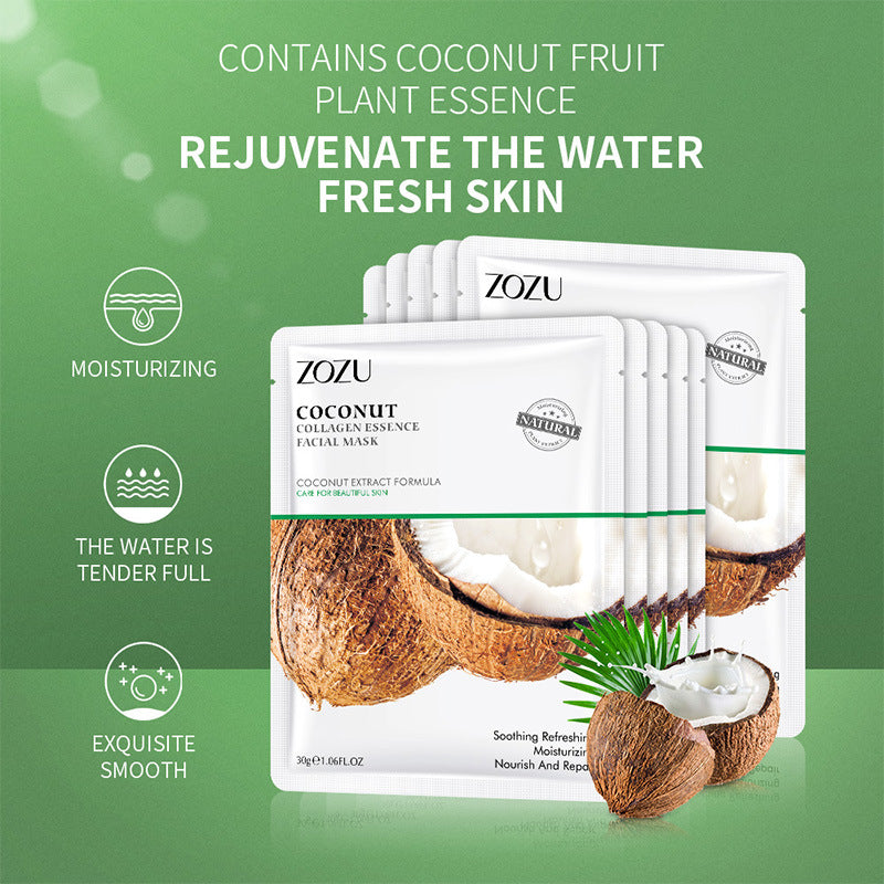 Cross-border Plant Face Mask Sheets30g  Red Pomegranate Moisturizing Tablets Foreign Trade Manufacturer Skincare Wholesale