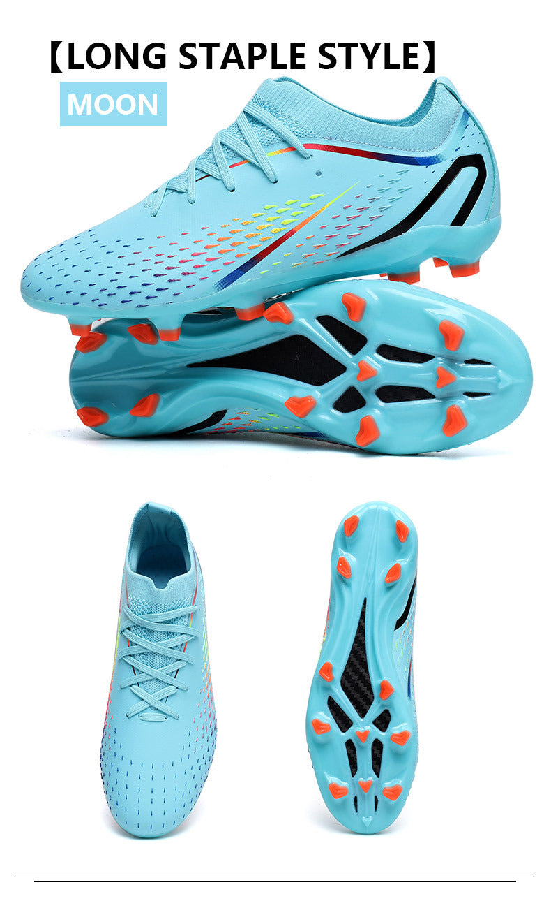 New Style Spike Soccer Shoes for Men, Students, Adults, Grass Training Long Spike Non-Slip Professional Competition Football Shoes