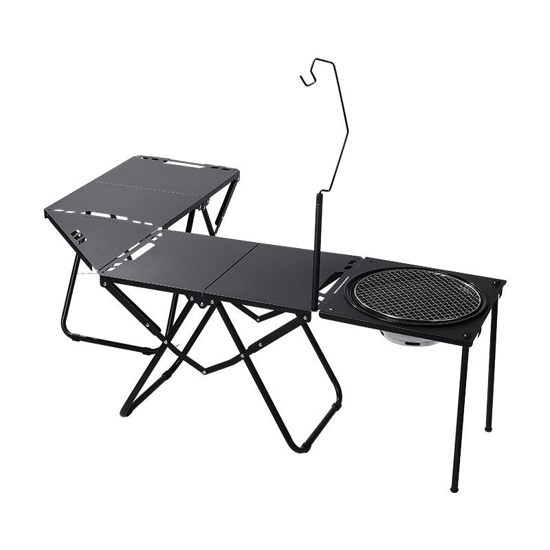 Multifunctional Patchwork IGT Tactical Table Outdoor Portable Folding Table Camping Equipment Splicable Lightweight Table