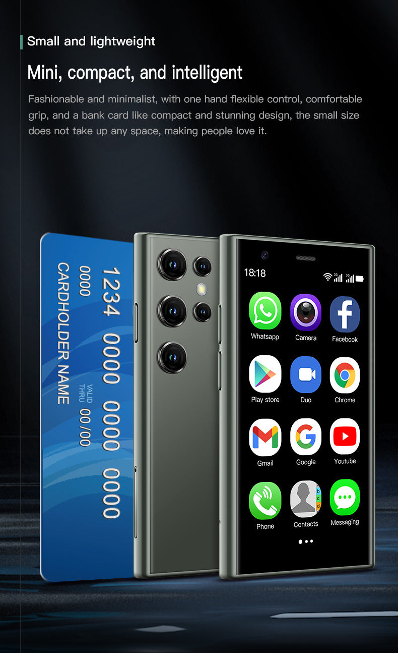 S23Pro Mini Smartphone2+16All-Network Dual-SIM Dual-Standby Android mini Mobile Phone(Popular)