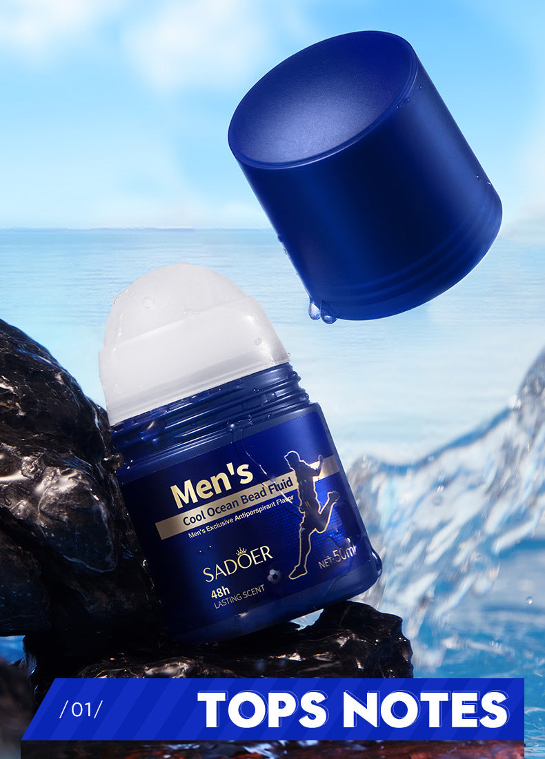 Men's Antiperspirant SADOER Antiperspirant Dry Portable Fragrance Roll-On Deodorant  Wholesale