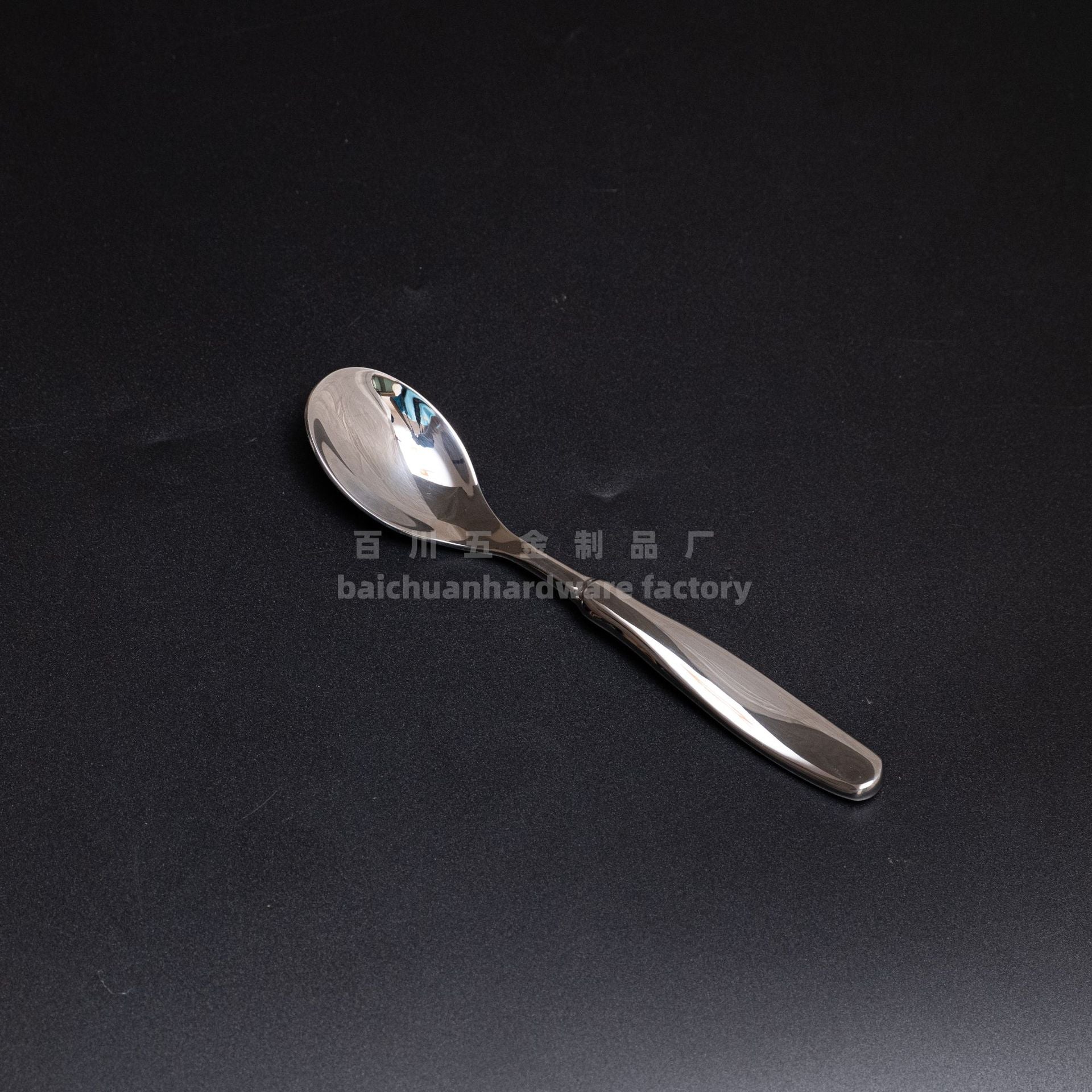 304Stainless Steel Spoon with Thickened Handle, Simple Household Knife, Fork, Spoon, Western Restaurant Supplies, Cutlery Set Wholesale