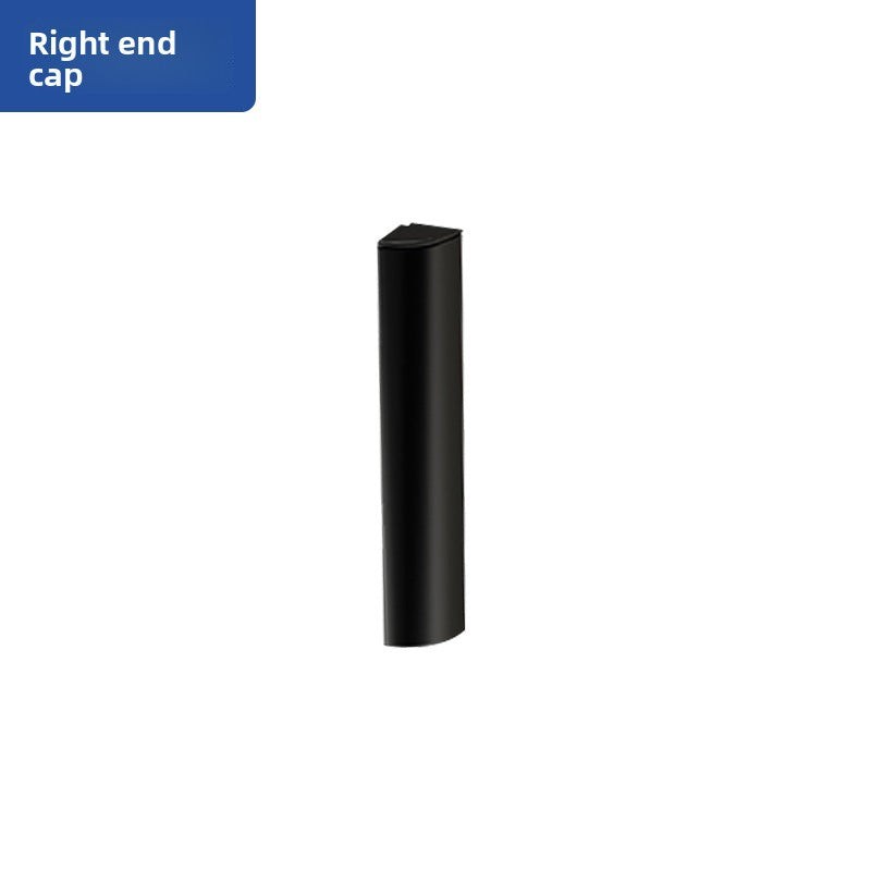 Aluminum alloy luminous baseboard, embedded luminous baseboard LED Aluminum alloy skirting board with light strip