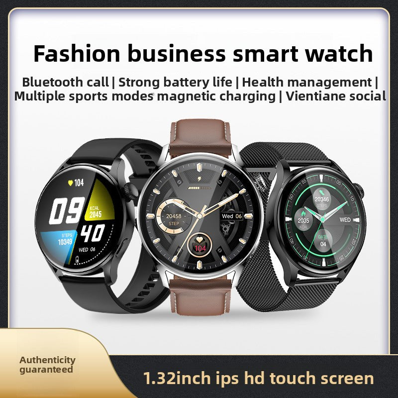Private Model Q3Pro Watch with Multiple Dials, HD Bluetooth Call, Round Screen Sports Bracelet, Access Control Card Support, Smart Bracelet