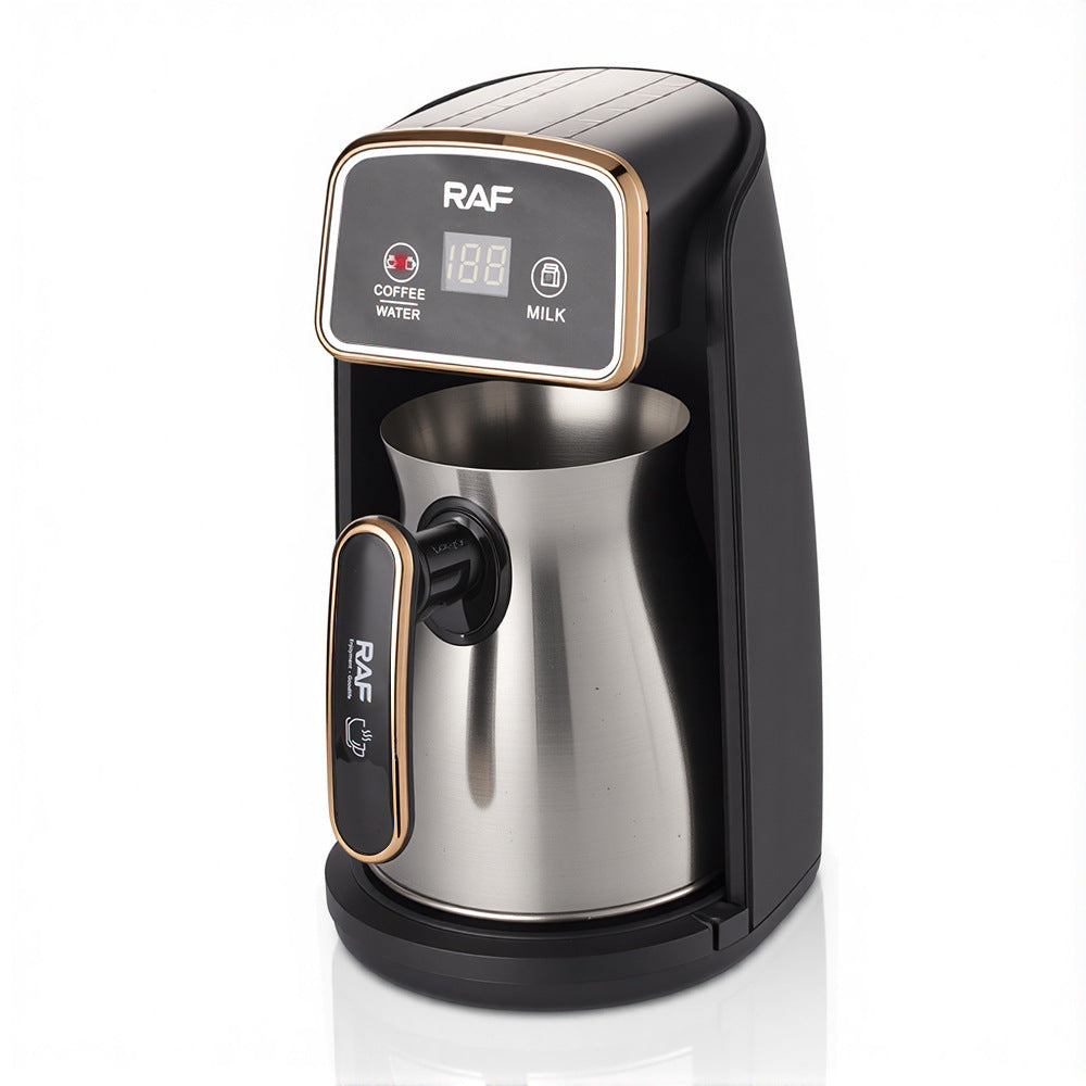 RAF Home Heating Stainless Steel New Turkish Coffee Pot Portable Office Coffee and Tea Maker R156