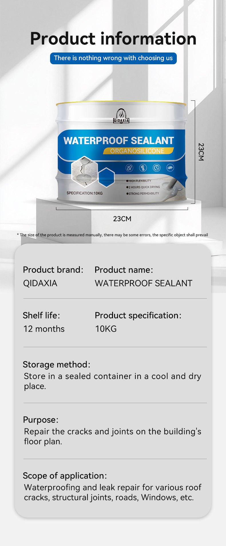 Quick-Drying Grout Sealant for Floor and Wall Gaps, Road, Flat House, and Roof Crack Waterproofing Sealant