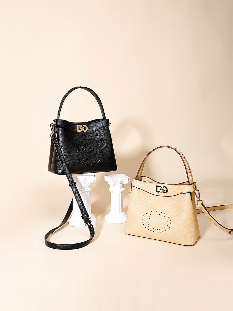 New Bucket Tote Bag Niche Versatile Handbag for Women Daily Casual Light Luxury Fashion Women's Bag Single Shoulder Crossbody Bag