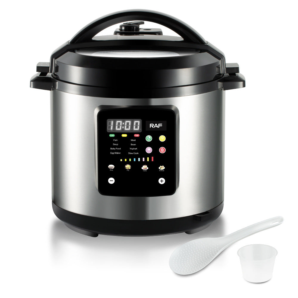 RAF European Standard Multifunctional Rice Cooker and Soup Pot with Lid Opening, Household Electric Pressure Cooker for Sauce Collection and Reservation, Rice Cooker and Pressure Cooker