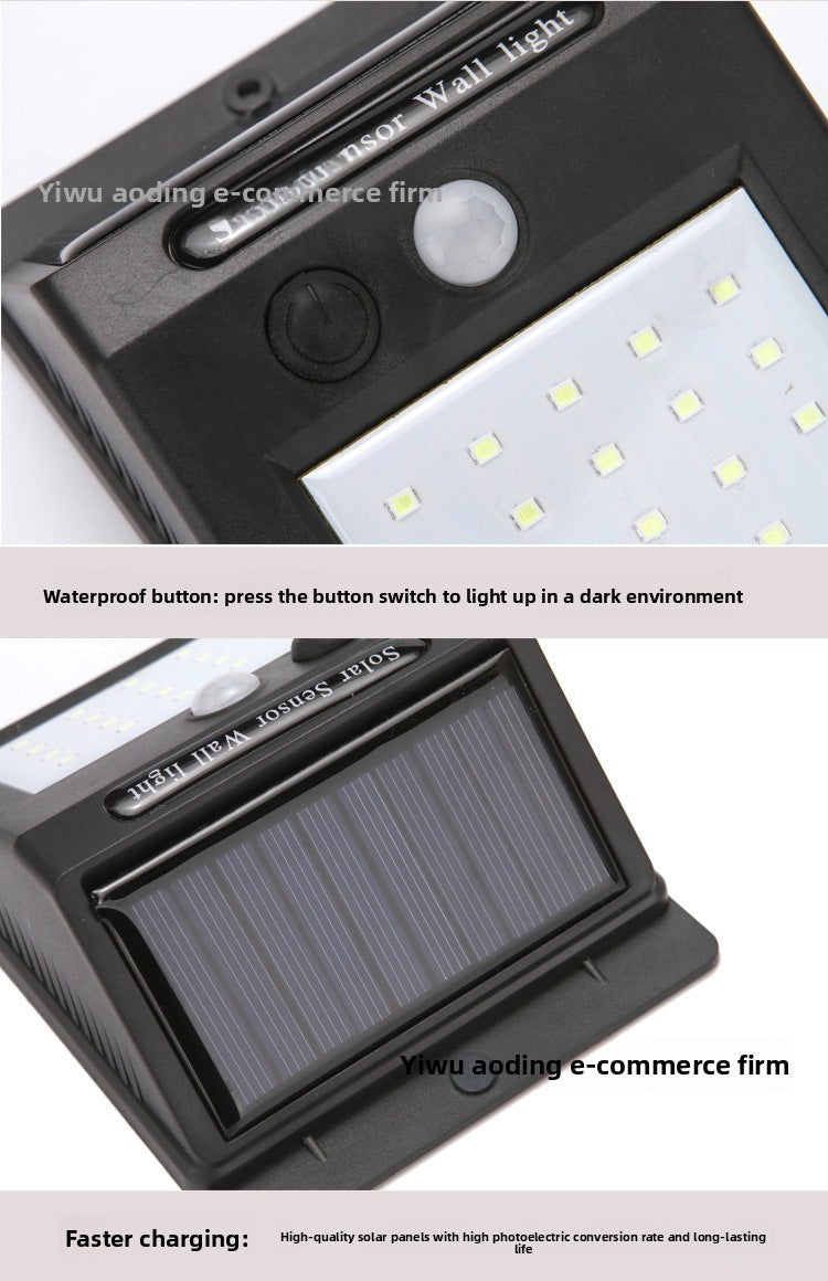 Solar Wall Lamp212LED Motion Sensor Wall Light 114LED Garden lamp20LED Waterproof Street Light