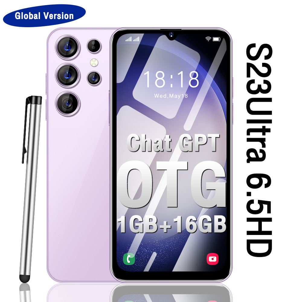 New S23Ultra5G Android Smartphone6.5Inch Screen4G Net2+16GB Spot Delivery
