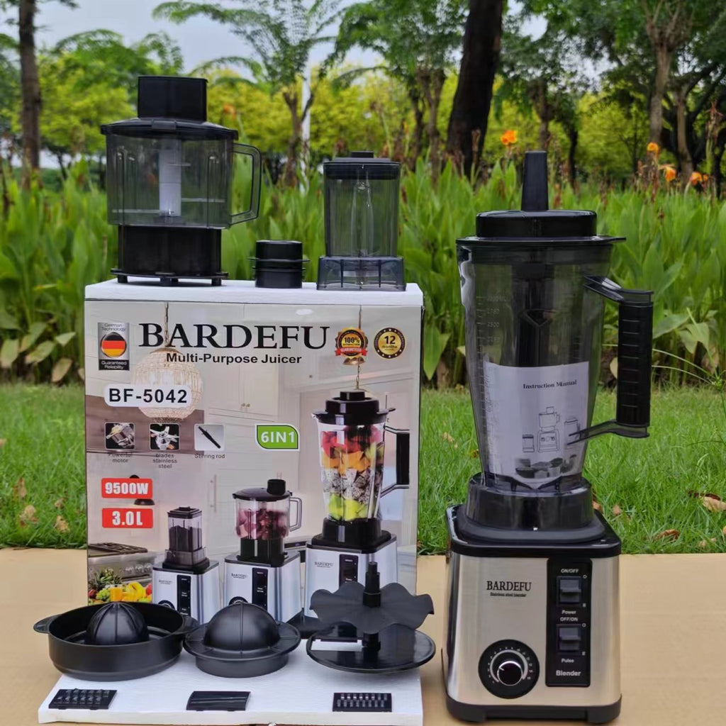 8in1blender Pure Copper Stainless Steel High-Power Meat Grinder Ice Crusher Juicer Blender with Dual Cup Design
