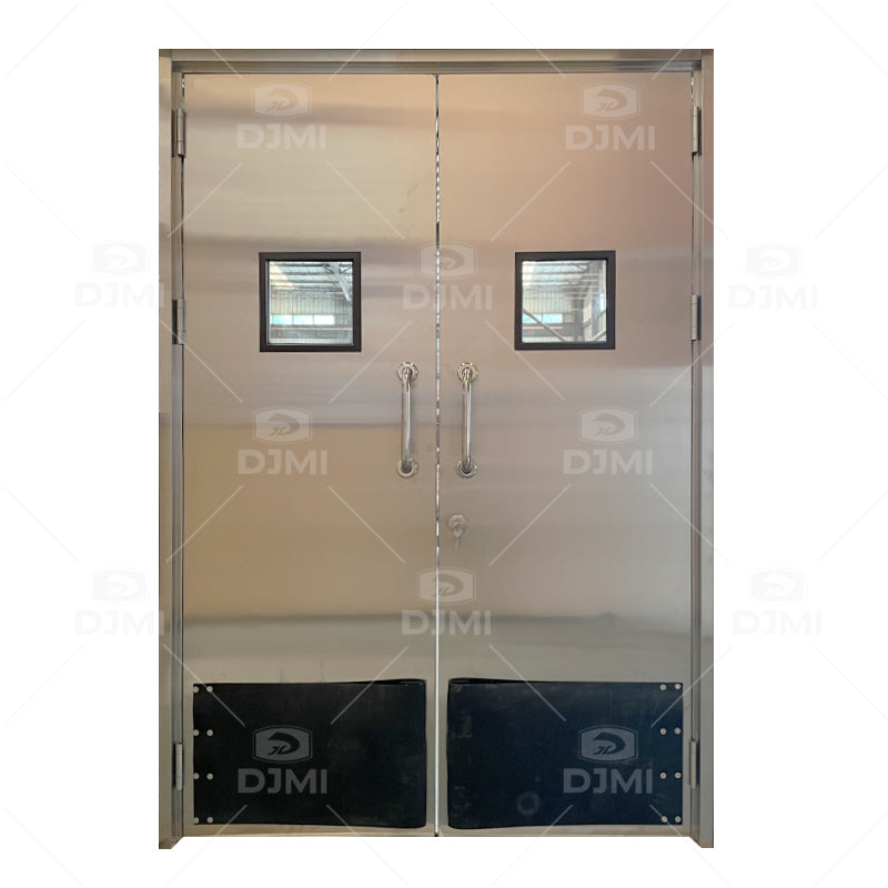 Hotel 304 Stainless Steel Door Customized Stainless Steel Kitchen Doors Security Stainless Good Metal Entry Fireproof Door