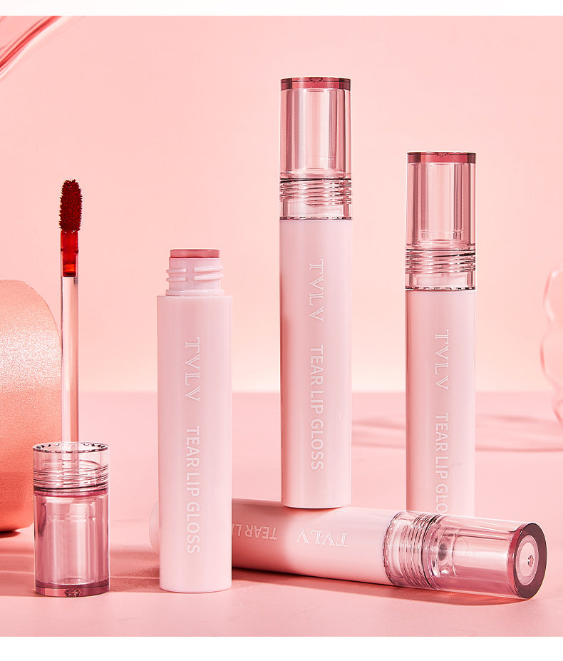 Makeup Peel-off Lip Glaze Nude Color Lip Gloss Pen Film-forming Waterproof Long-lasting Non-stick Cup Full Supply