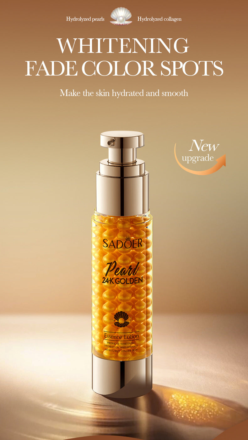 24K Gold Collagen Pearl Essence Milk SADOER Moisturizing lotion  foreign trade wholesale
