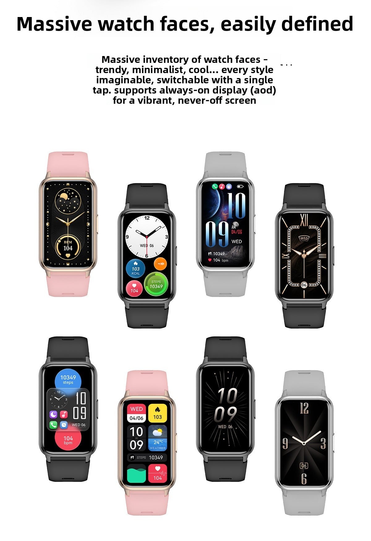 New HK72Smart watch multi-dial switching rotary button NFC Payment led Large Screen Factory