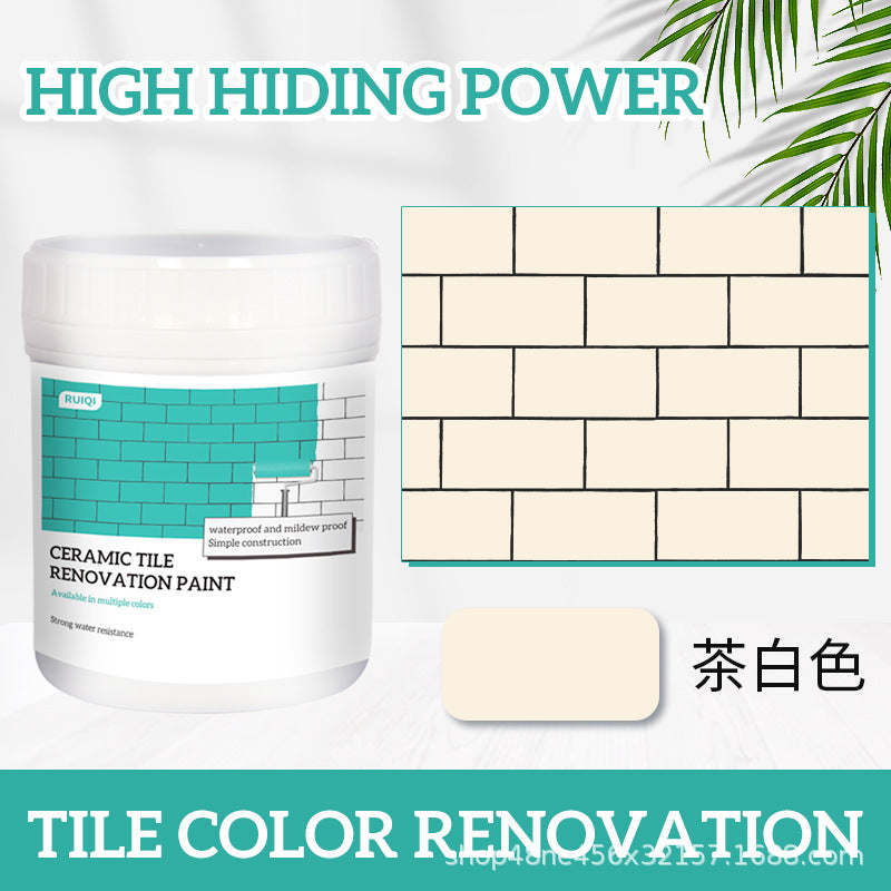 Tile Paint Bathroom Kitchen Floor Tiles Wall Tiles Marble Renovation Color Change Paint Wear-resistant Glass Color Change Paint