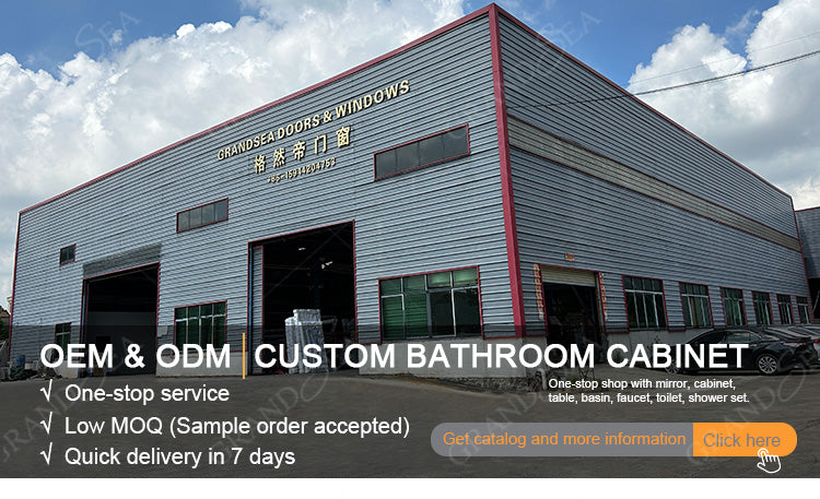 European Style Hot Selling Washroom Floating Slate Countertop Double Basin Bathroom Vanity