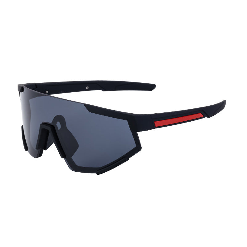 New Cycling Goggles for Women, UV Protection, One-Piece Large Frame Sunglasses, Outdoor Sports Colorful Integrated Sunglasses