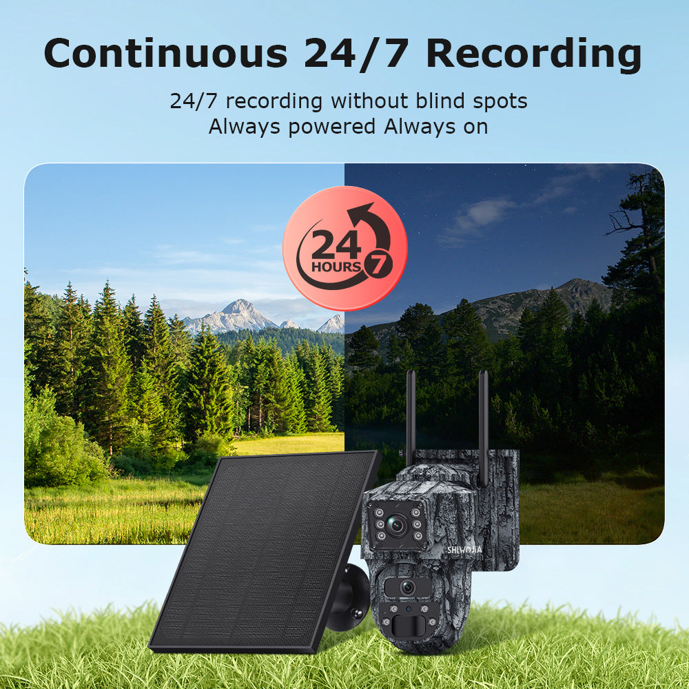 AOV Low Power Consumption4G Solar camera outdoor wireless600Ten Thousand Pairs of Lenses