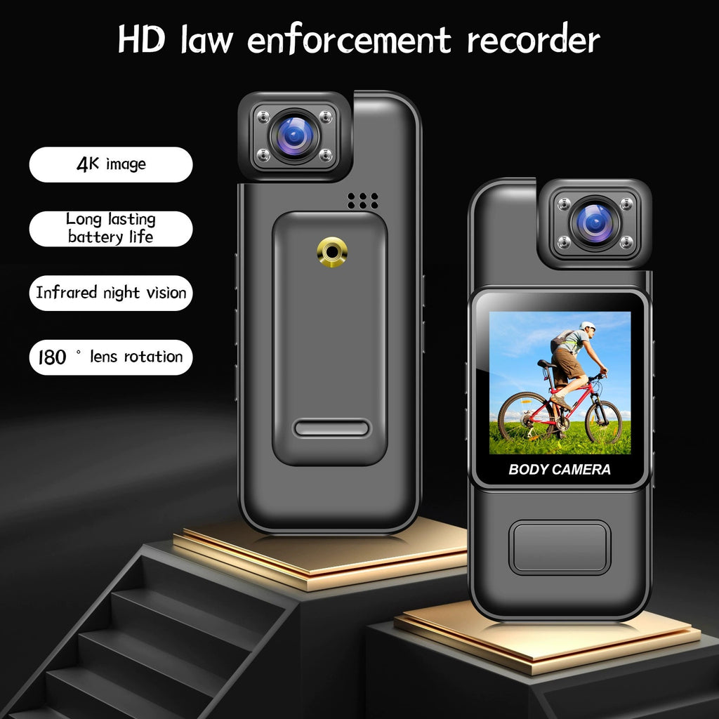 Pocket Camera Sports DV Small photo recorder with screen, back clip camera, infrared night vision, portable law enforcement device