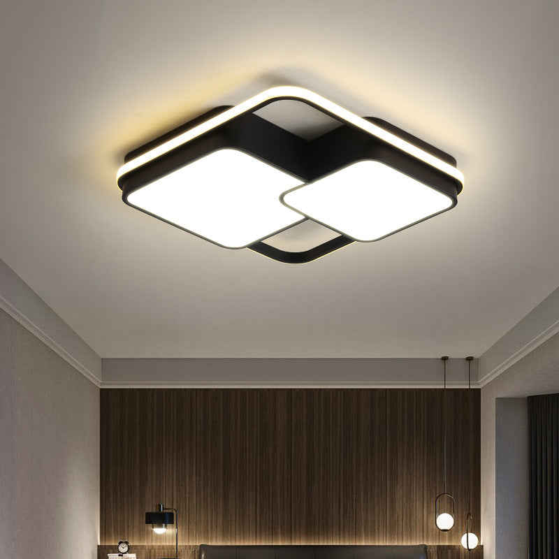 Master bedroom lamp ceiling lamp round room lamp simple modern home use led Nordic Style Study Lamp Cozy and Romantic