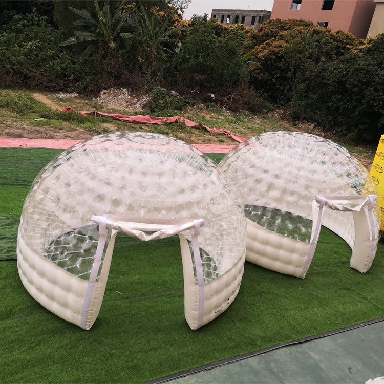 Internet Celebrity Douyin Inflatable Double-layer Bubble House Unique Boutique Hotel Camping Windproof Rainproof Outdoor Transparent Tent